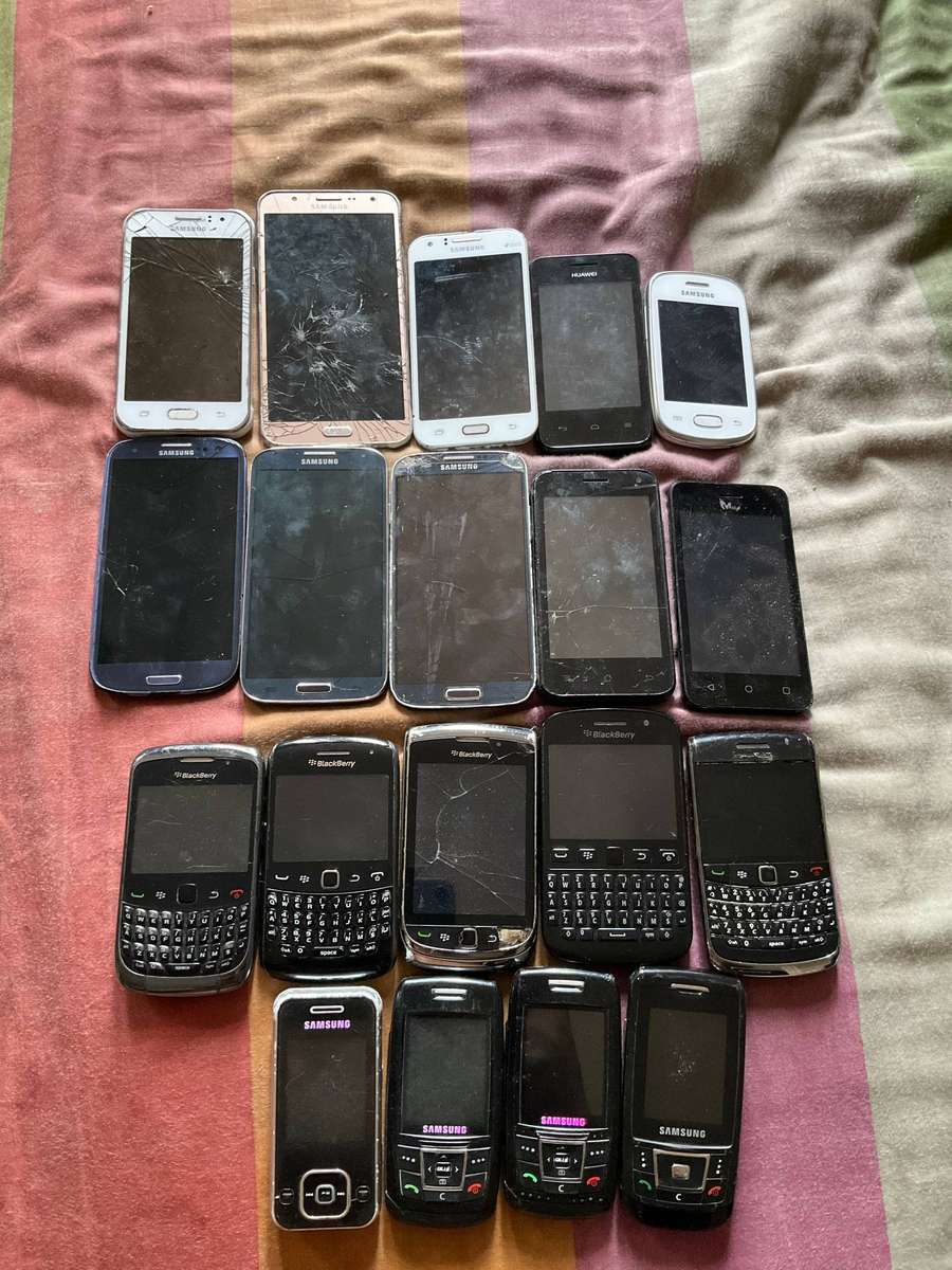 Lot of old phones