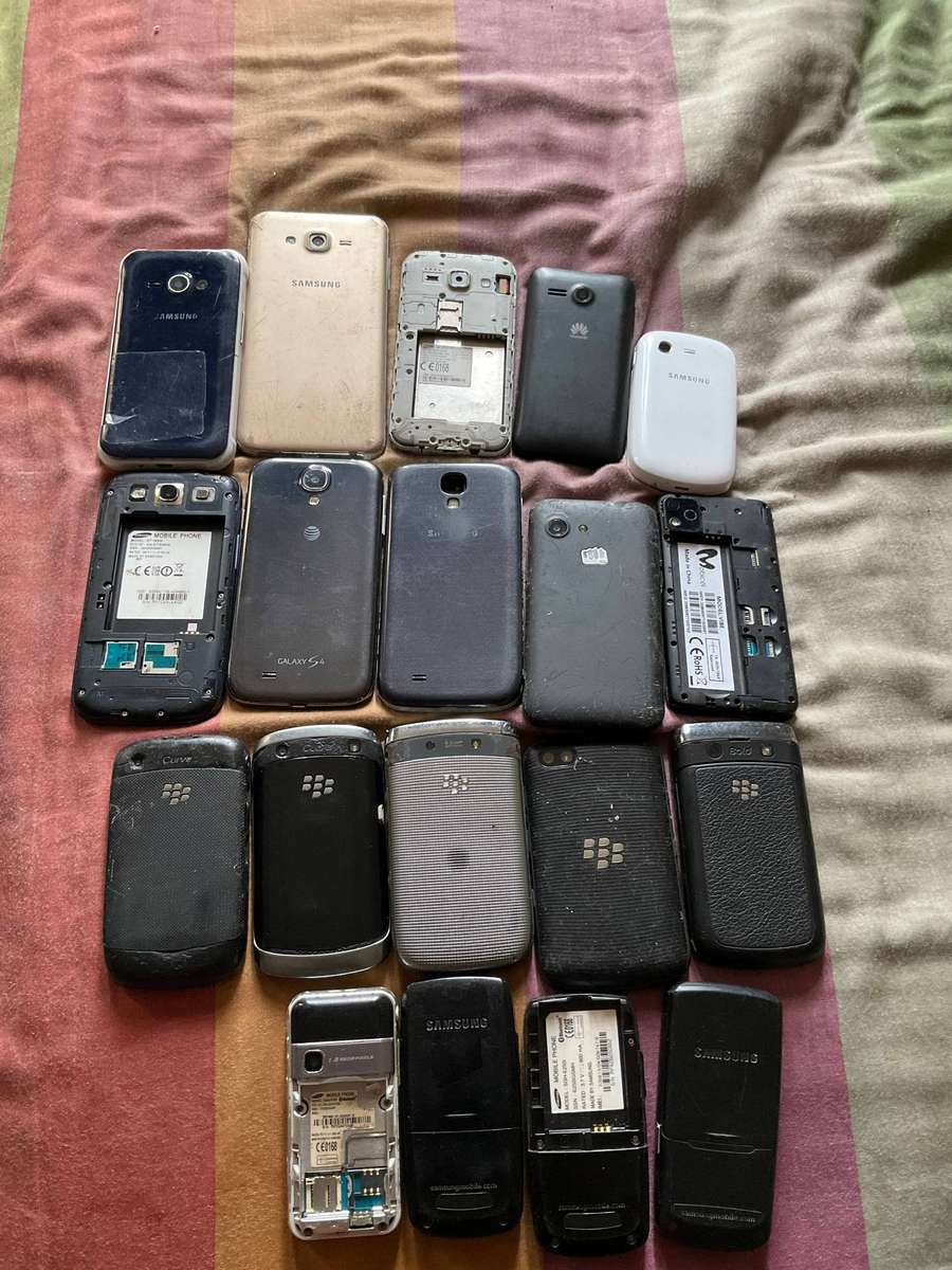 Lot of old phones