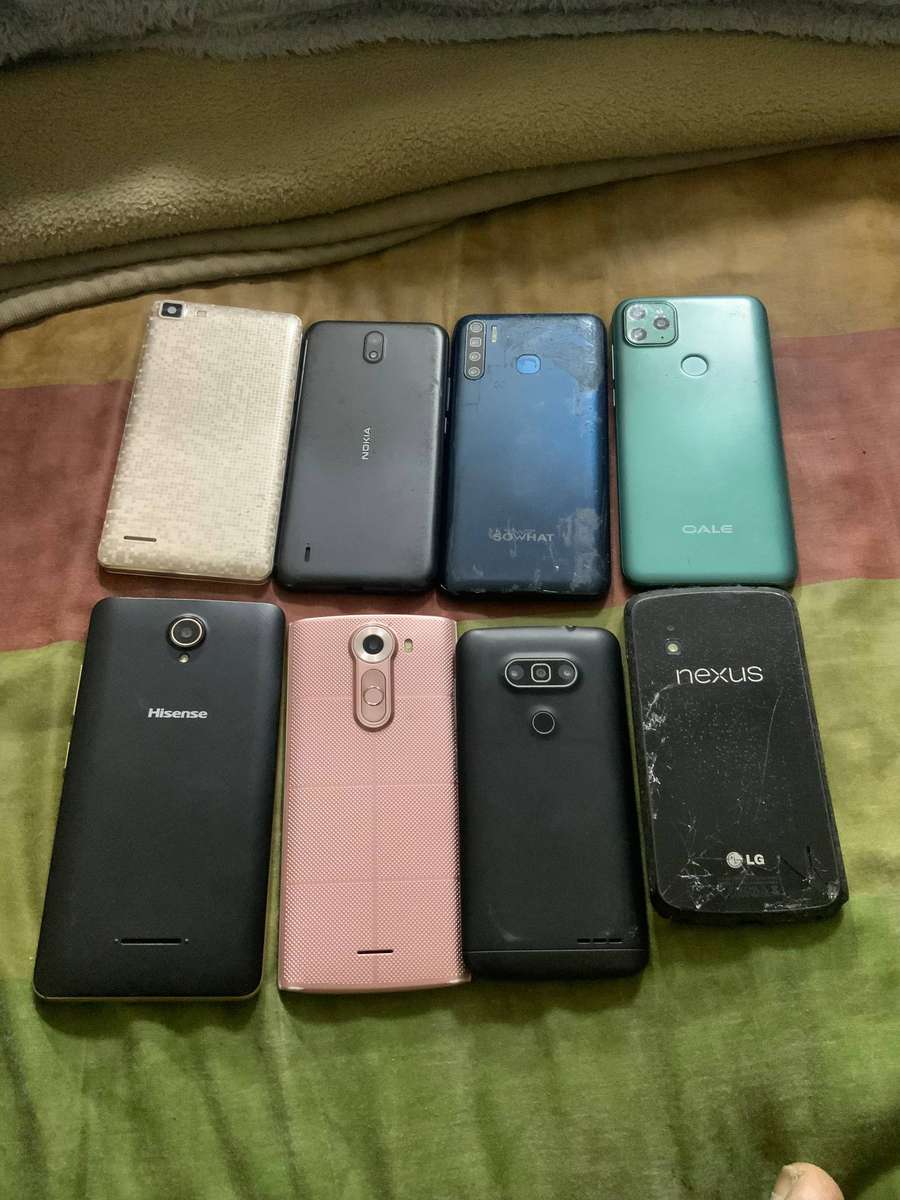 Lot of old phones