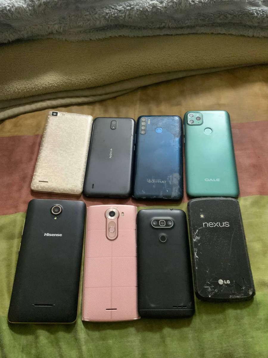 Lot of old phones