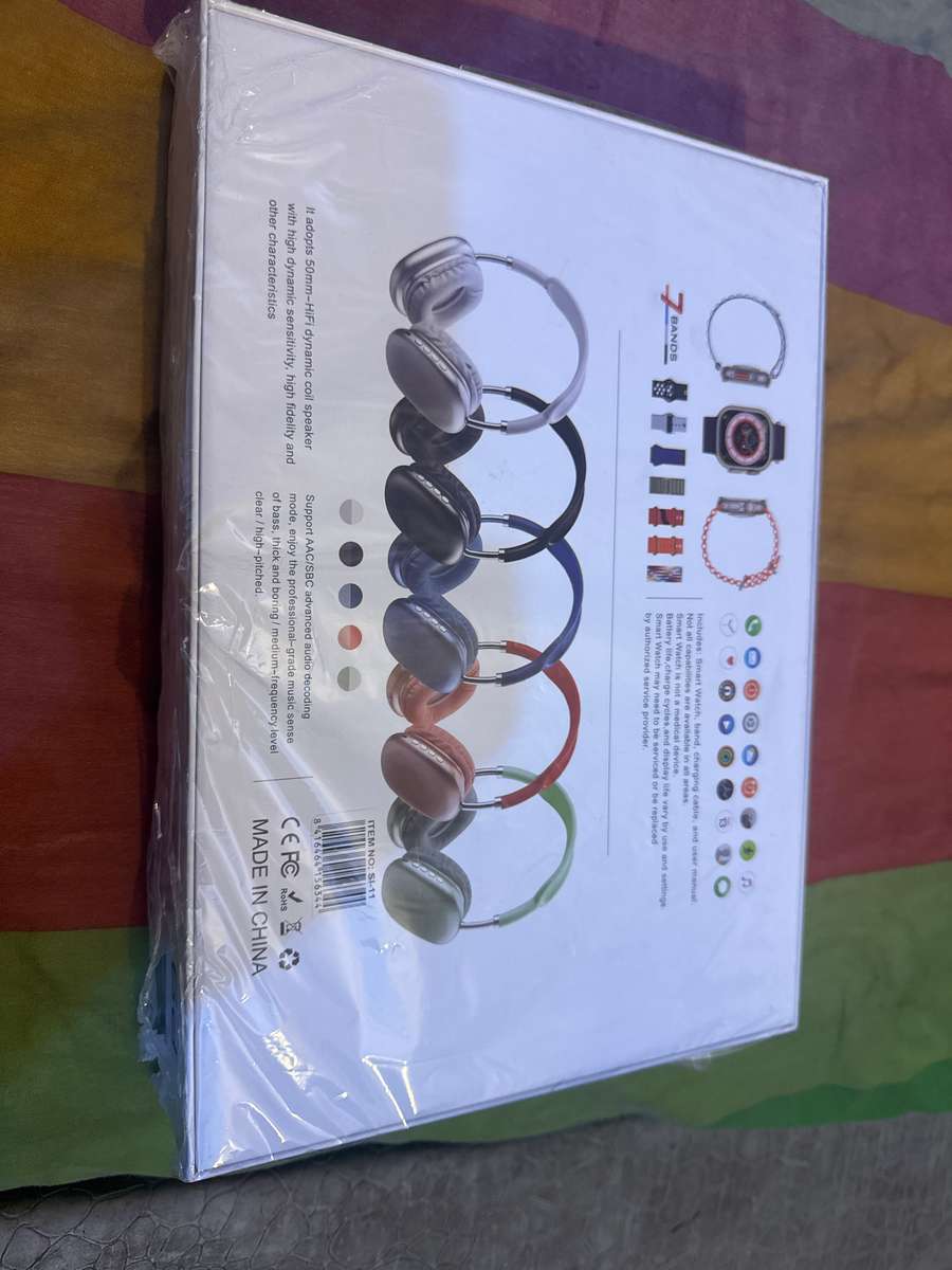 Bluetooth headphones + smart watch