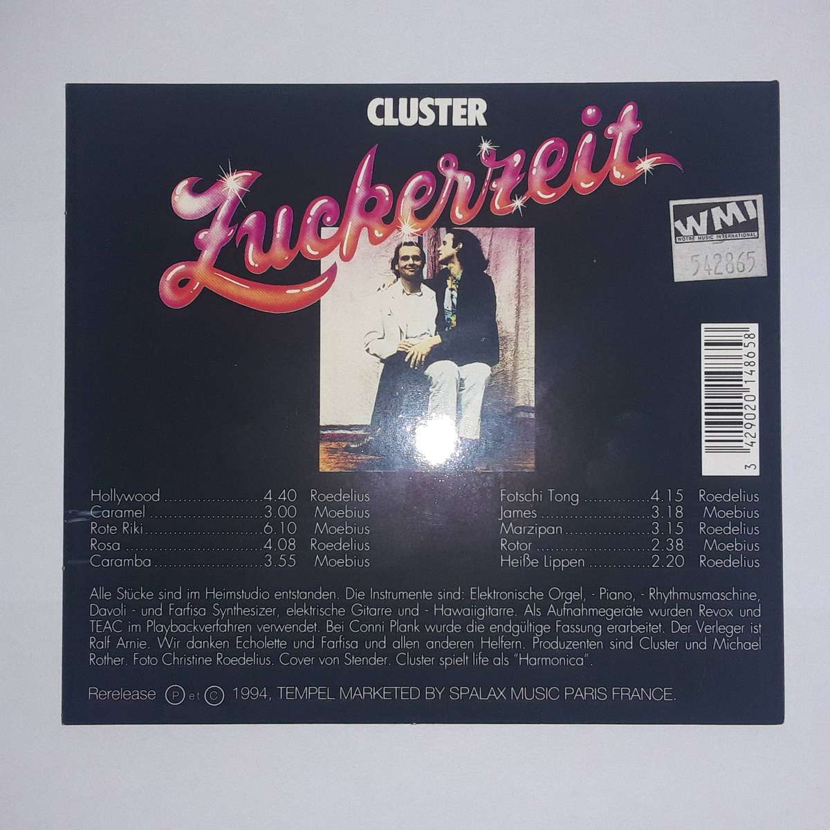Cluster - Zuckerzeit (CD)