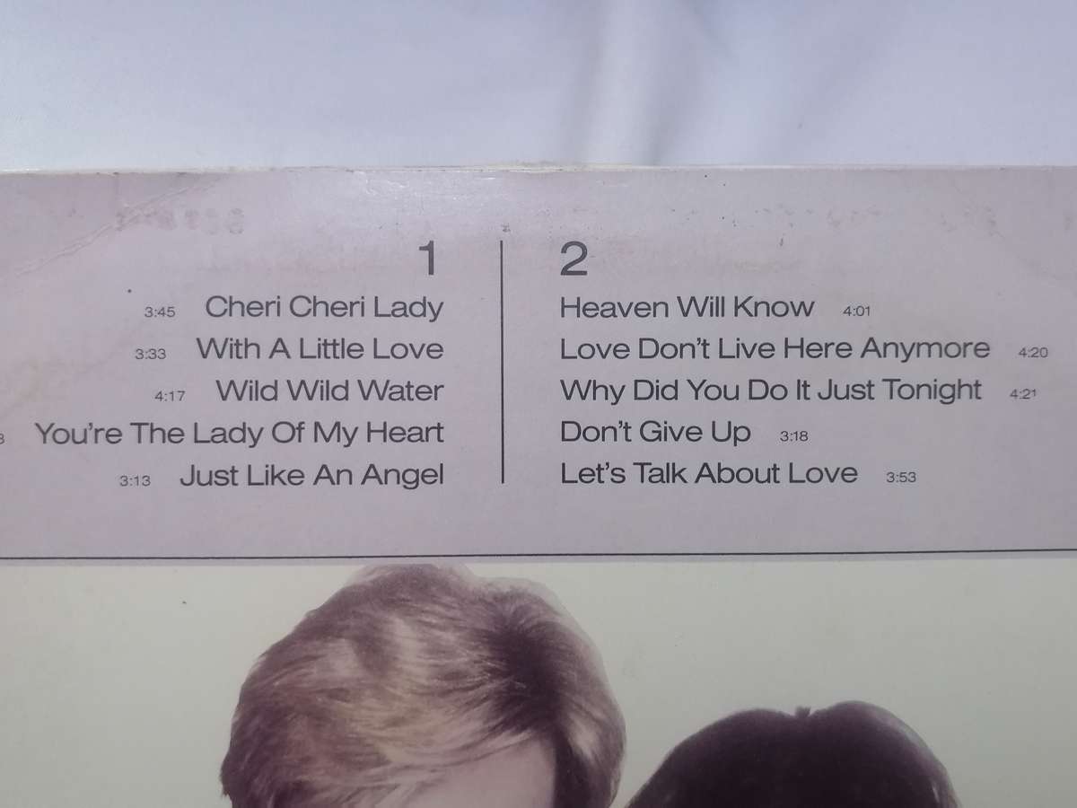 MODERN TALKING (LET'S TALK ABOUT LOVE - THE 2nd ALBUM) - VINYL IN VERY GOOD COND. - SEE BELOW.