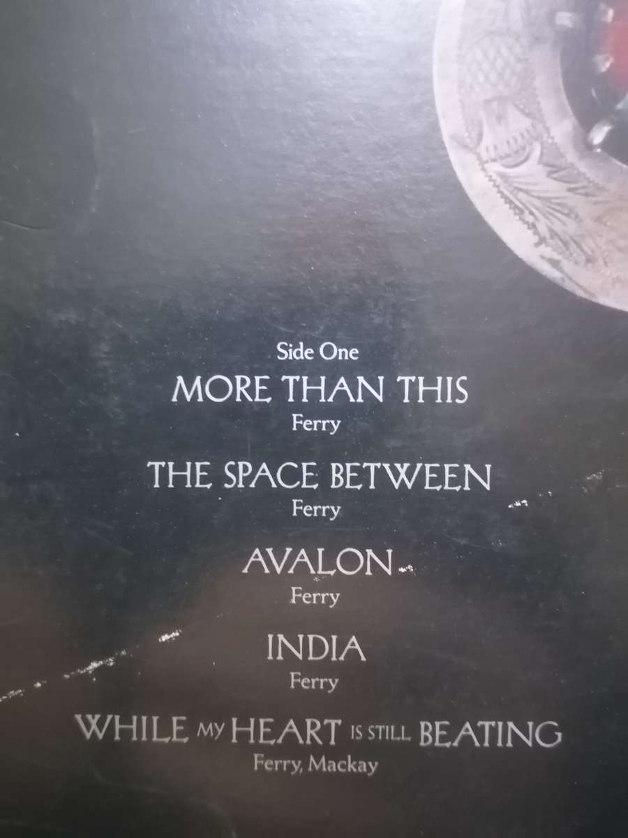 ROXY MUSIC (AVALON) - VINYL IN VERY GOOD  COND. - SEE BELOW FOR INFO.