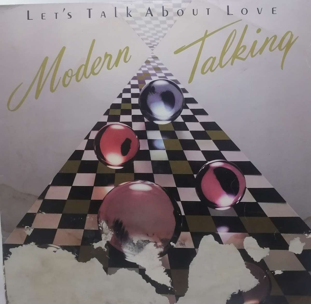 MODERN TALKING (LET'S TALK ABOUT LOVE - THE 2nd ALBUM) - VINYL IN VERY GOOD COND. - SEE BELOW.