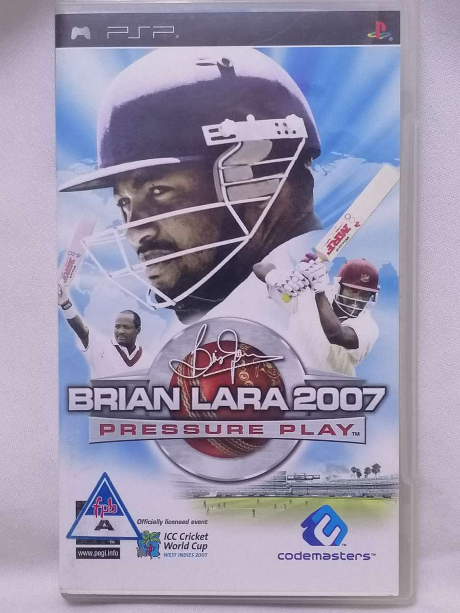 PSP Game - (BRIAN LARA 2007) - WITH BOOKLET -  EXCELLENT CONDITION - SEE BELOW.