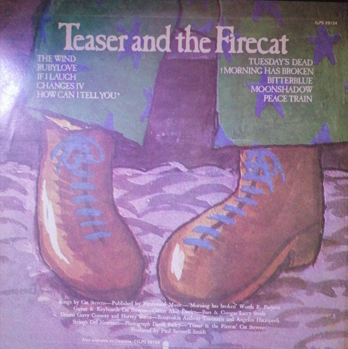 CAT STEVENS (TEASER AND THE FIRECAT) - VINYL IN VERY GOOD COND. - SEE BELOW FOR INFO