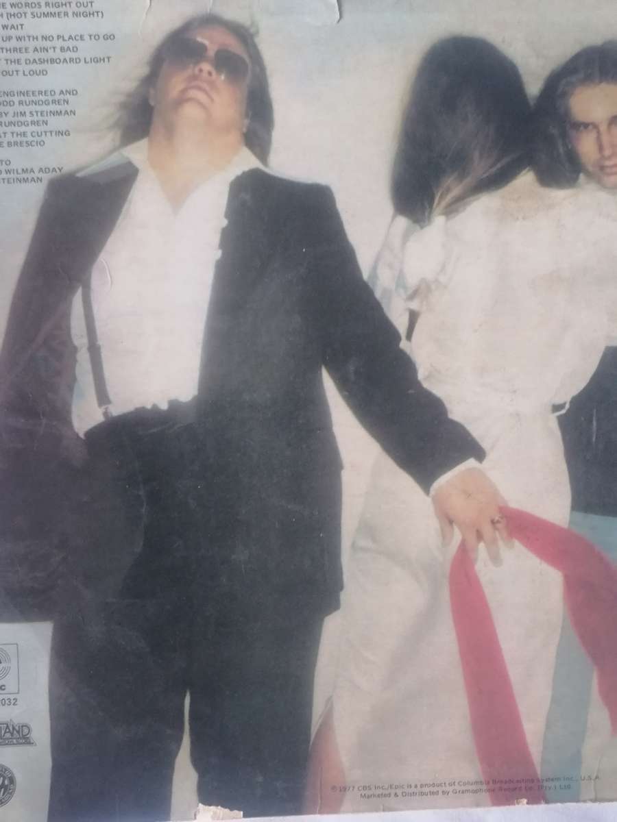 MEAT LOAF (BAT OUT OF HELL) - VINYL IN GOOD COND. - SEE BELOW FOR INFO.