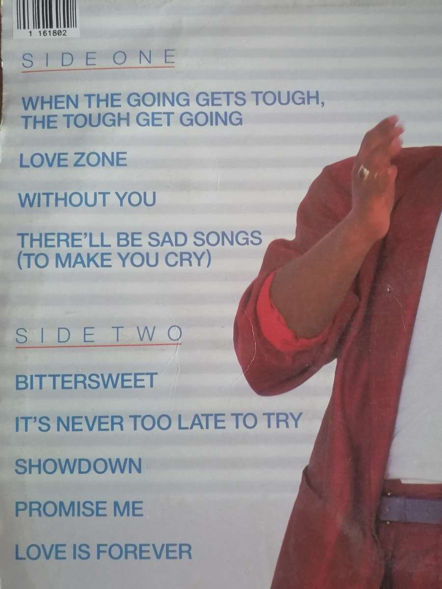 BILLY OCEAN (LOVE ZONE) - VINYL IN VERY GOOD COND. - SEE BELOW FOR INFO.