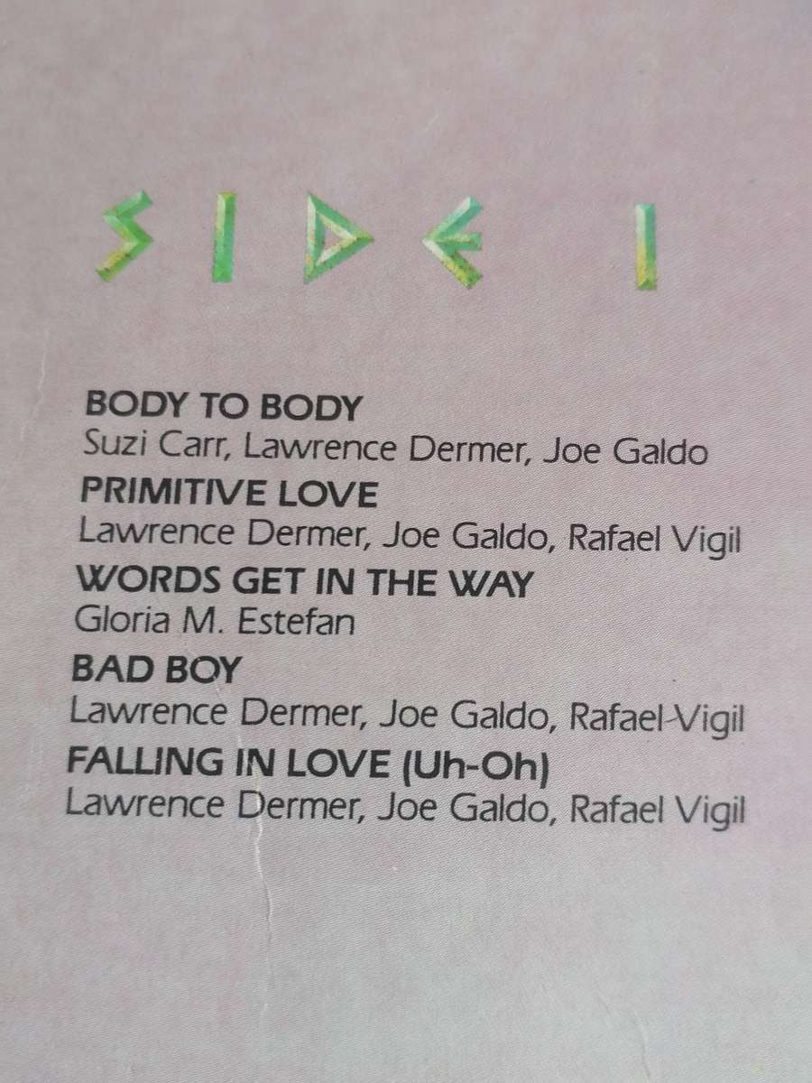 GLORIA ESTEFAN (MIAMI SOUND MACHINE)  - VINYL IN EXCELLENT COND. - SEE BELOW FOR INFO.