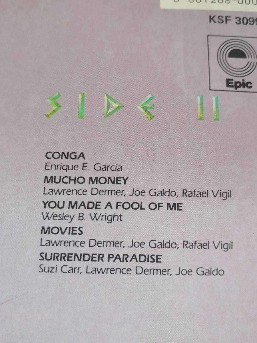 GLORIA ESTEFAN (MIAMI SOUND MACHINE)  - VINYL IN EXCELLENT COND. - SEE BELOW FOR INFO.