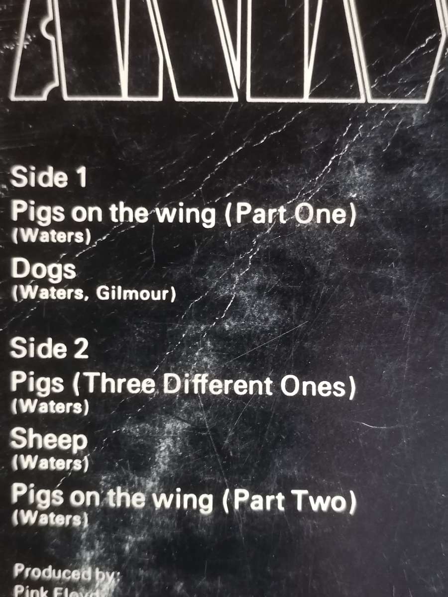 PINK FLOYD (ANIMALS) - VINYL IN EXCELLENT COND. - SEE BELOW FOR INFO.