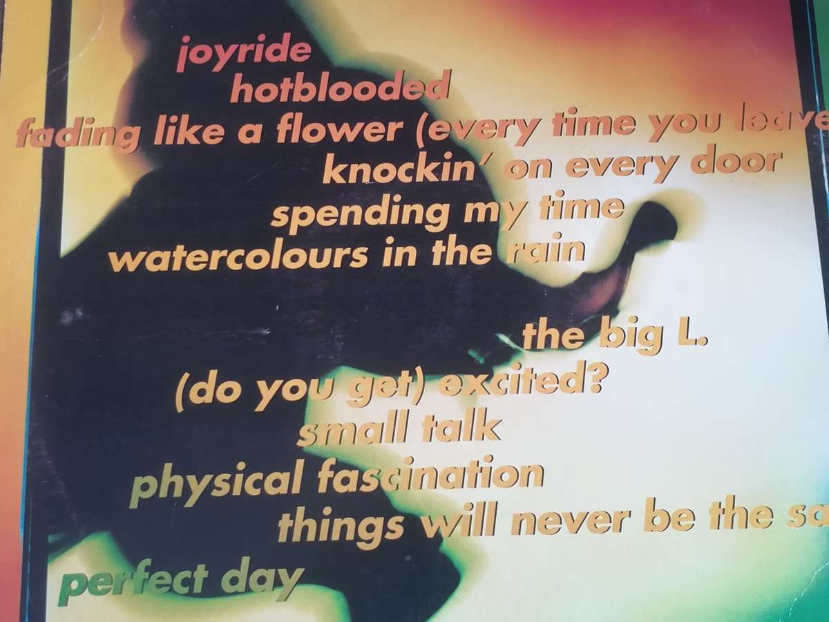 ROXETTE (JOYRIDE) - VINYL IN EXCELLENT COND. - SEE BELOW FOR INFO.