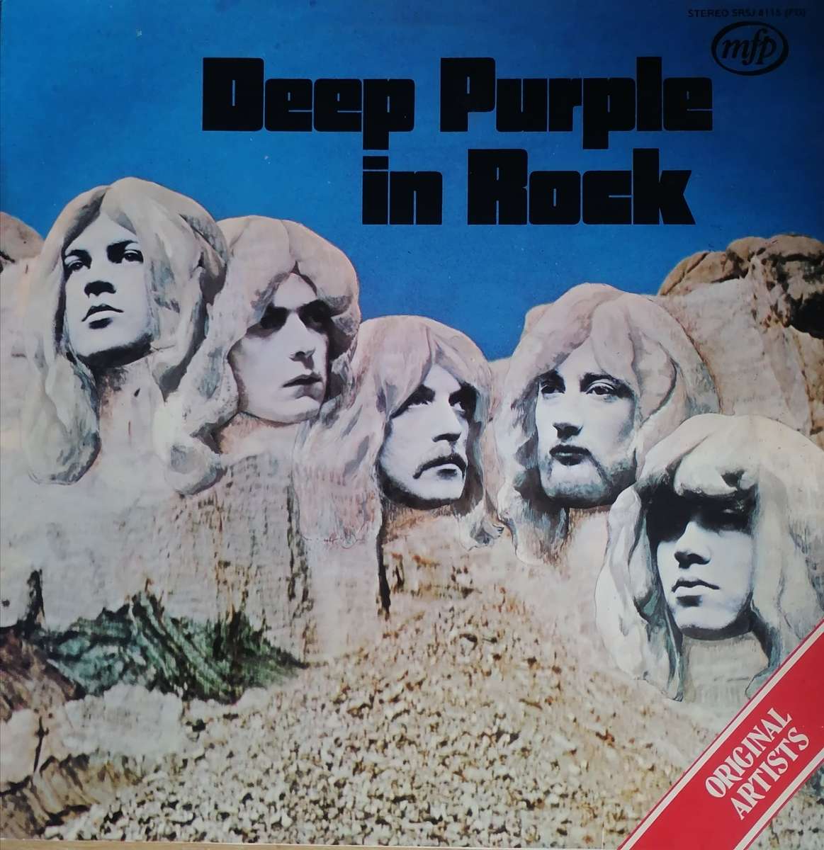 DEEP PURPLE IN ROCK - VINYL IN EXCELLENT COND. - SEE BELOW FOR INFO.