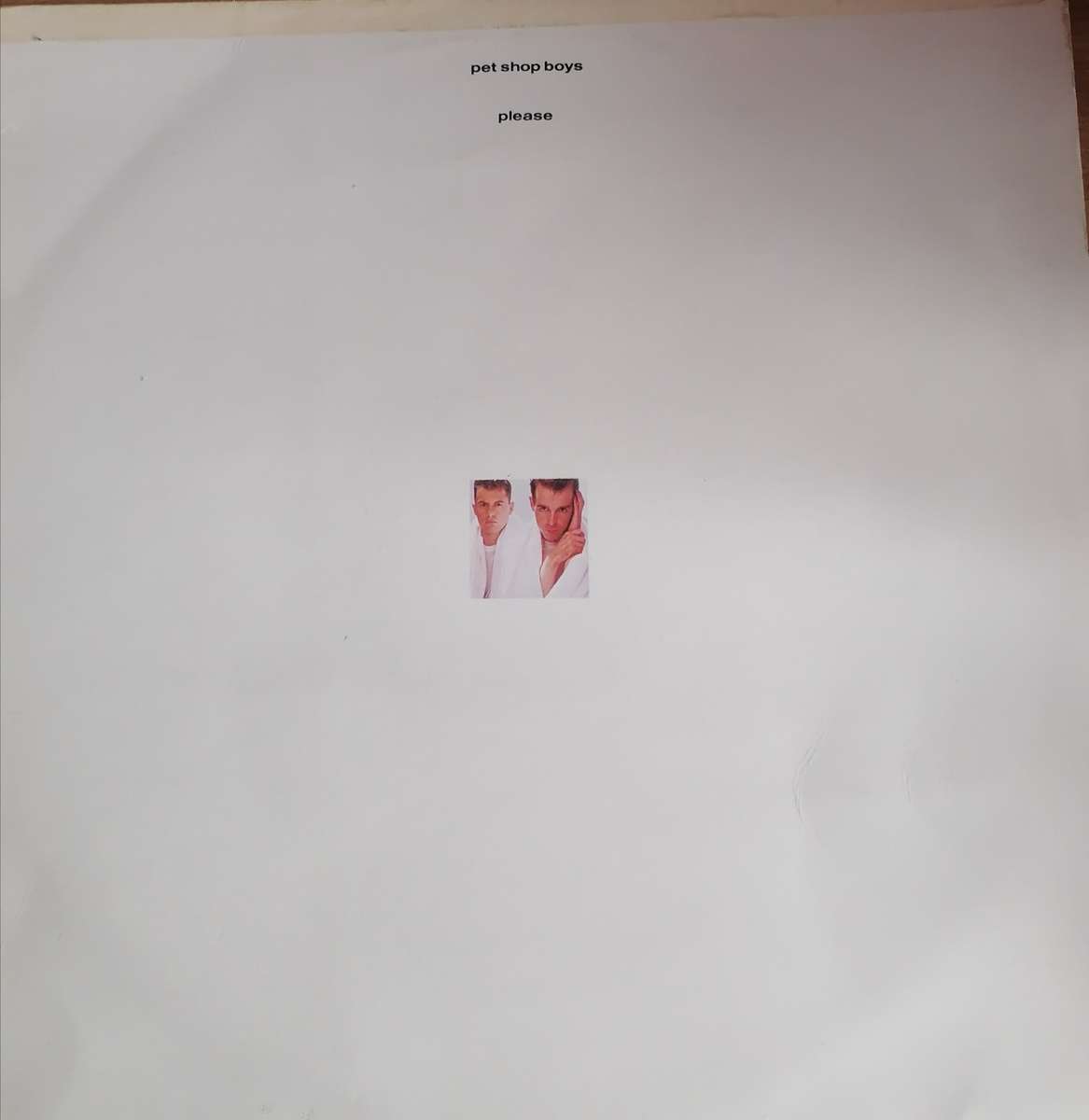 PET SHOP BOYS (PLEASE) - VINYL IN VERY GOOD COND. - SEE BELOW FOR INFO.