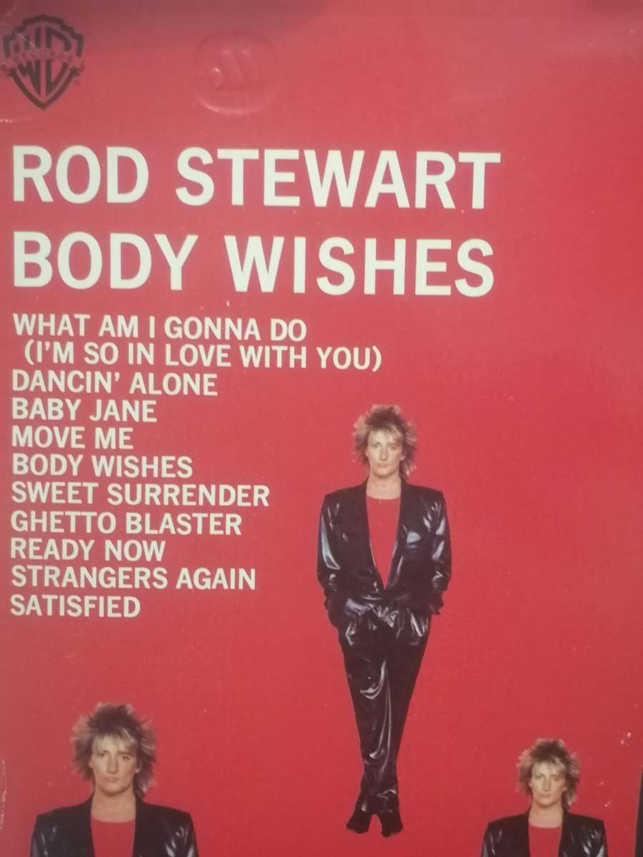 Rod Stewart, Body Wishes, vinyl very good.