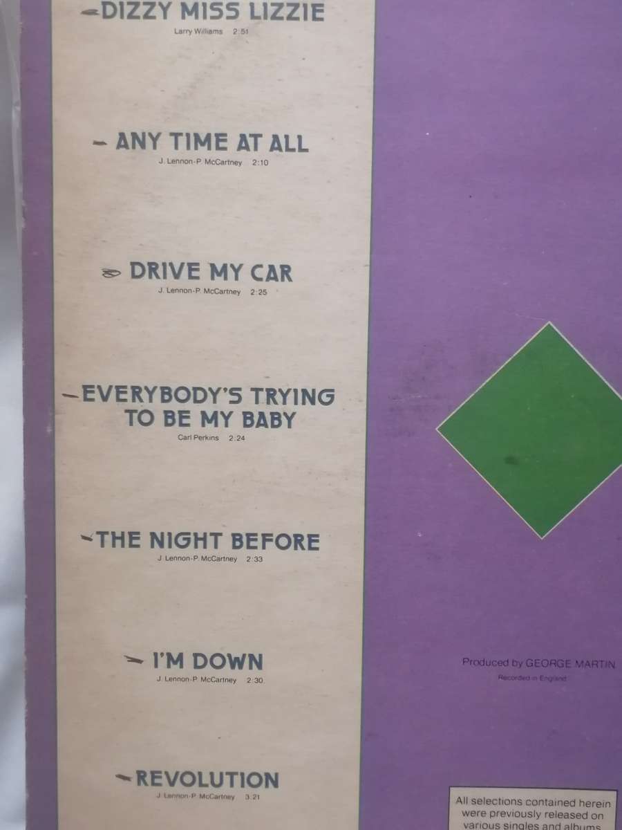 THE BEATLES (ROCK N ROLL MUSIC Vol.2) - VINYL IN EXCELLENT COND. - SEE BELOW FOR INFO.