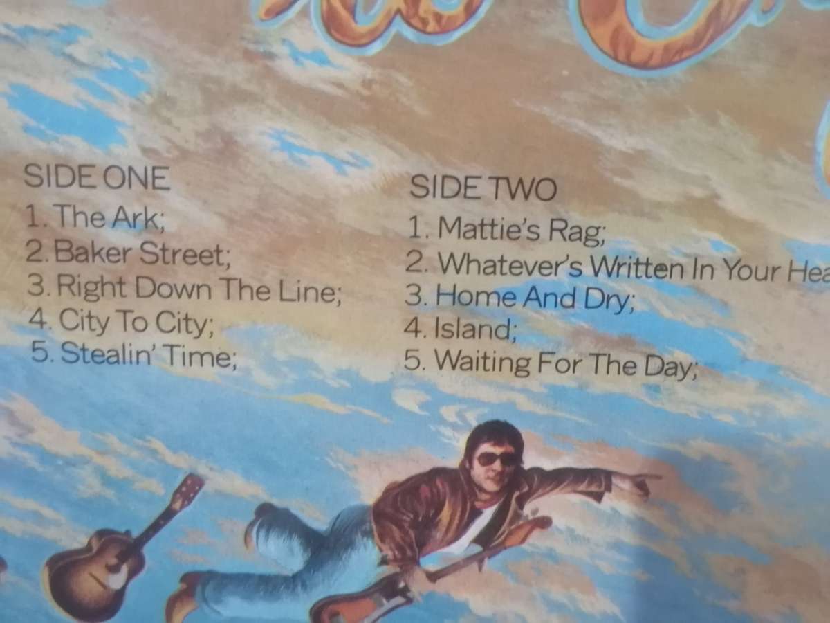 GERRY RAFFERTY (CITY TO CITY) - VINYL IN VERY GOOD COND. - SEE BELOW FOR INFO.