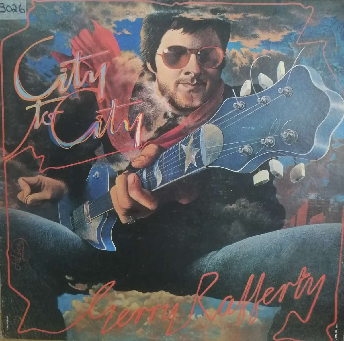 GERRY RAFFERTY (CITY TO CITY) - VINYL IN VERY GOOD COND. - SEE BELOW FOR INFO.