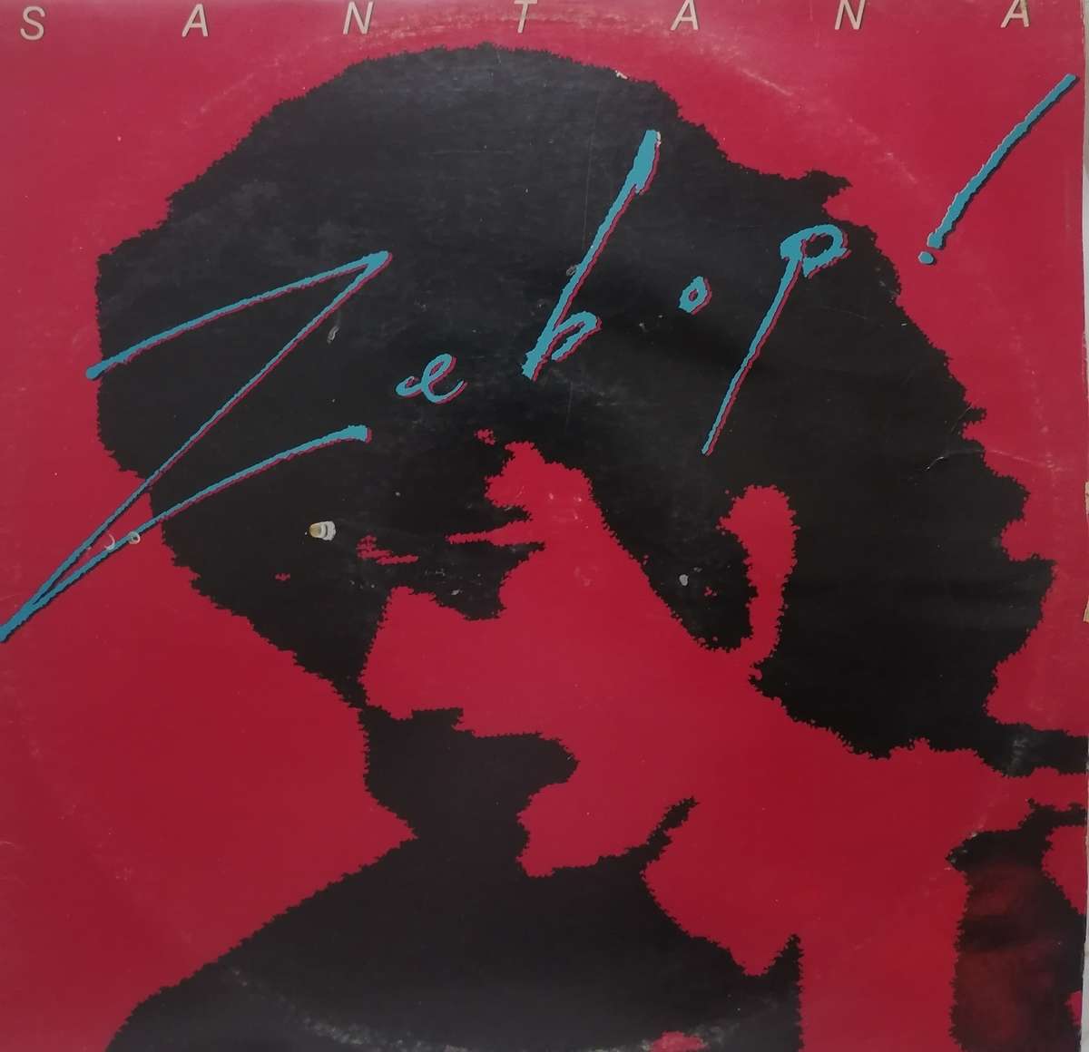 CARLOS SANTANA (ZEBOP) - VINYL IN VERY GOOD COND. - SEE BELOW FOR INFO.