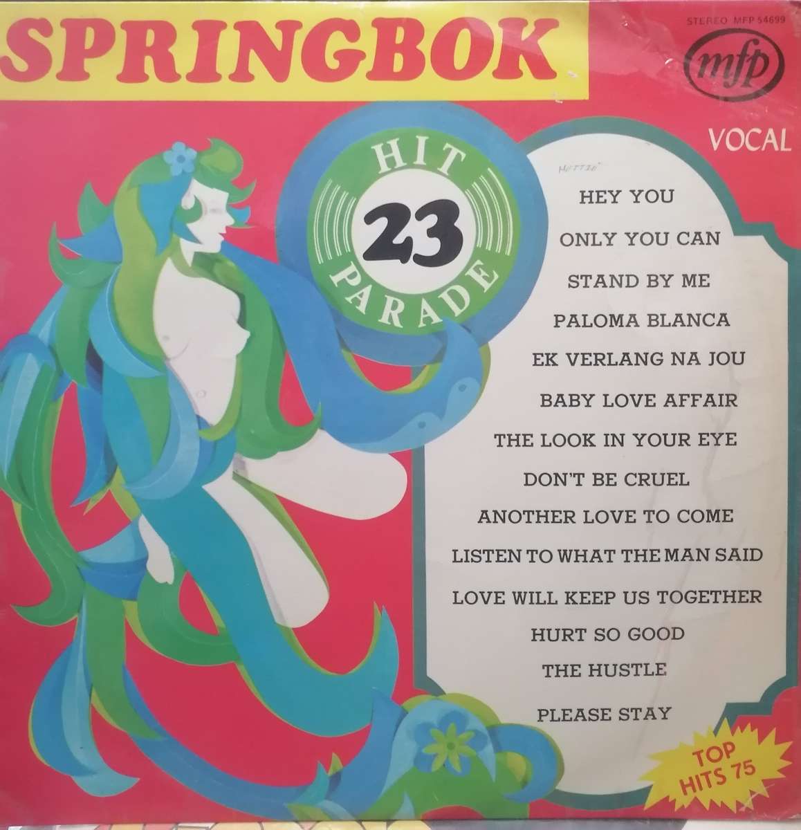 The best of Springbok Hit Parade 23,  vinyl in very good condition.