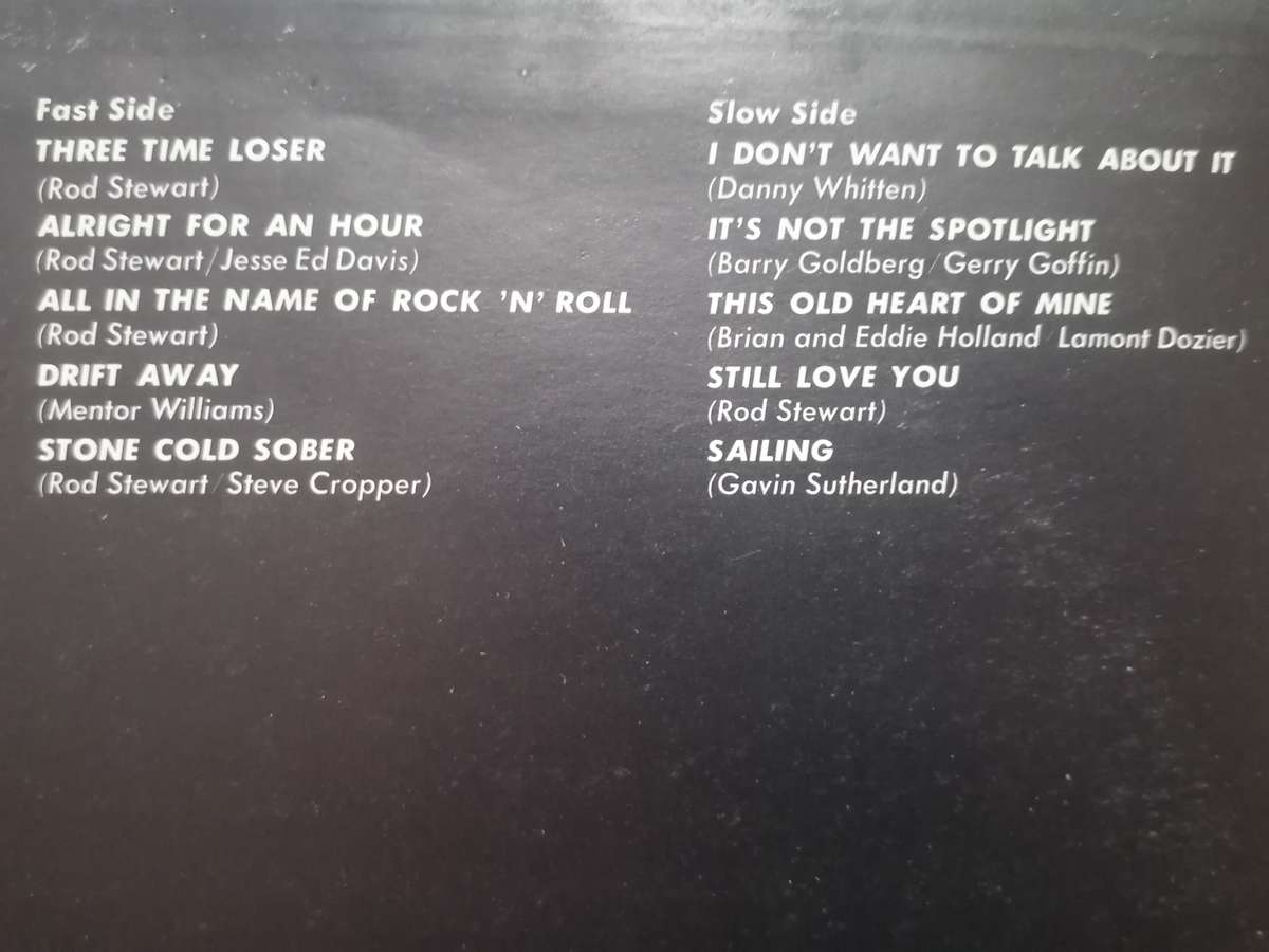 Rod Stewart, Atlantic Crossing,  vinyl in very good condition.