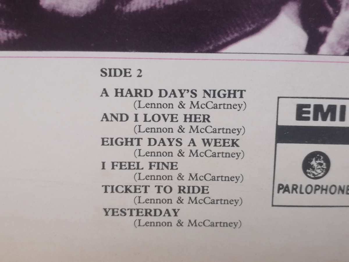 The Beatles/ 1962-1966, Double album.  vinyl's in very good condition.