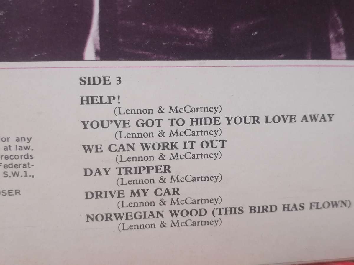 The Beatles/ 1962-1966, Double album.  vinyl's in very good condition.