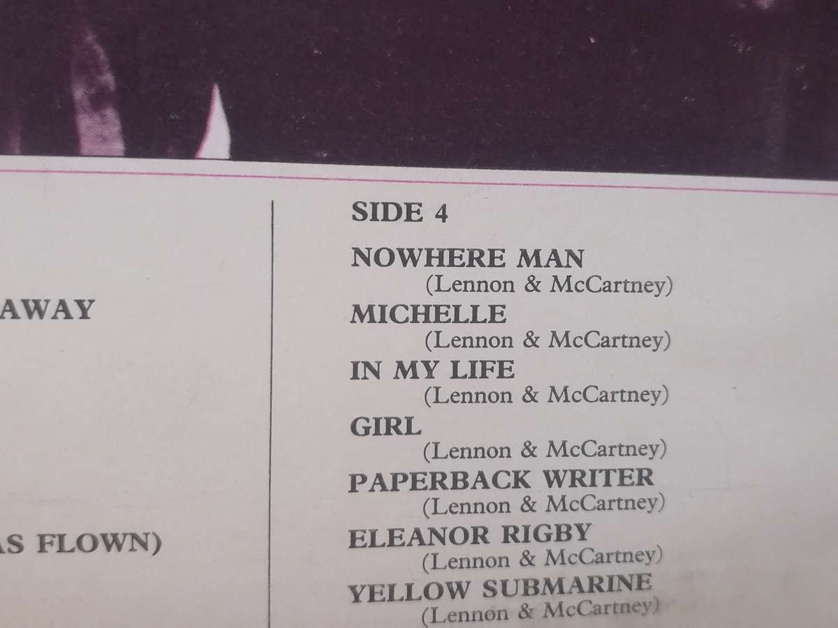 The Beatles/ 1962-1966, Double album.  vinyl's in very good condition.