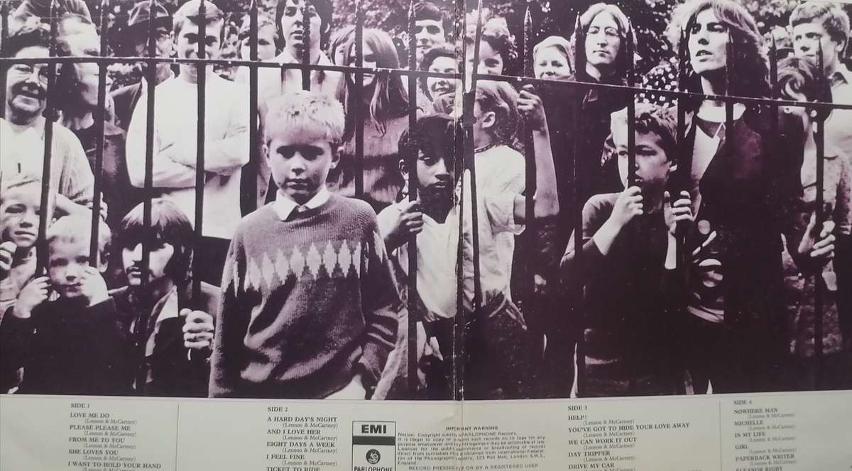 The Beatles/ 1962-1966, Double album.  vinyl's in very good condition.