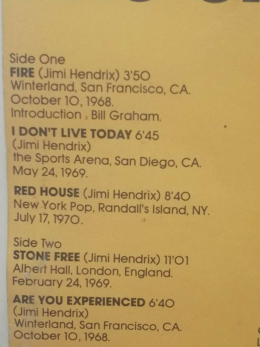 The Jimi Hendrix concerts, Double album,  vinyl's in very good condition.