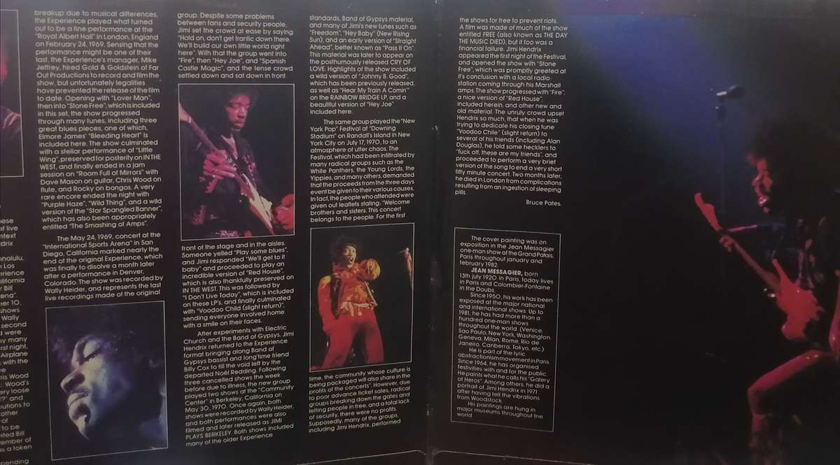 The Jimi Hendrix concerts, Double album,  vinyl's in very good condition.