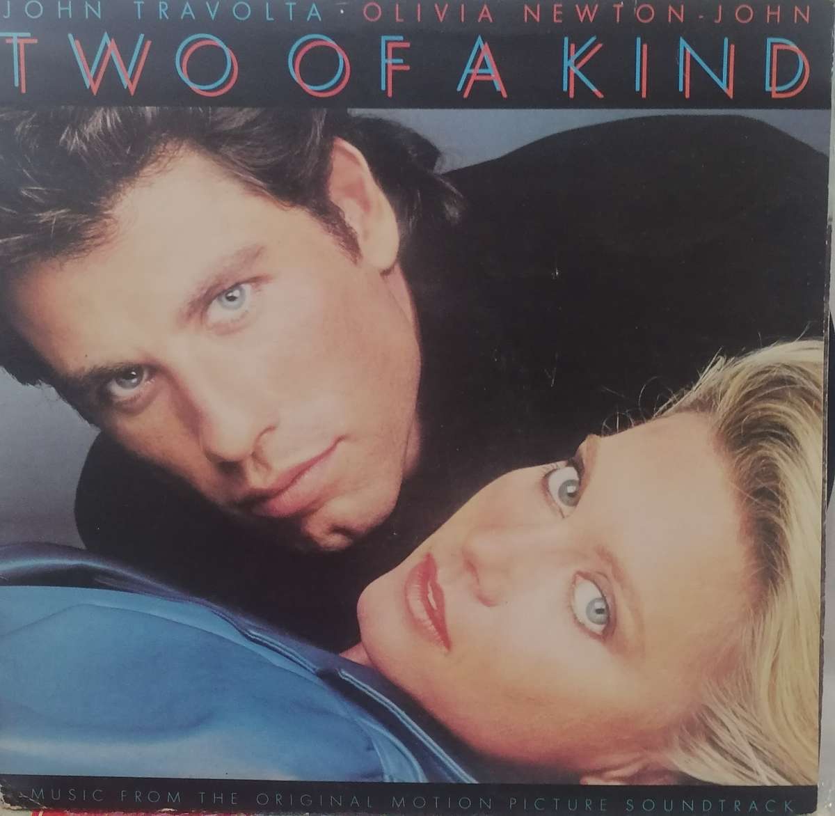 John Travolta & Olivia Newton-John, Two of a Kind, vinyl in excellent condition.