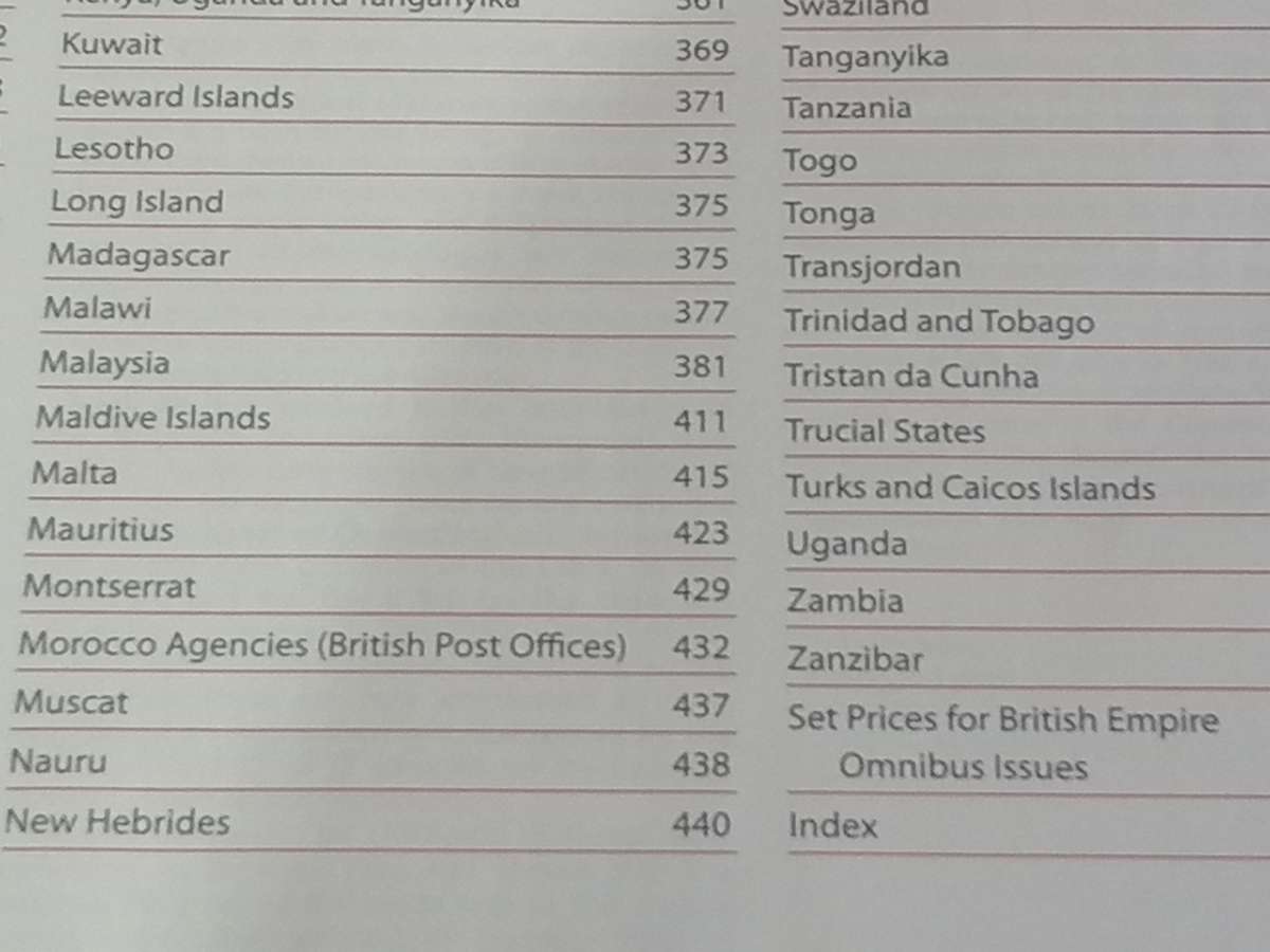 2018 Commonwealth & British Empire stamps 1840-1970(Stanley Gibbons Stamp Catalogue).