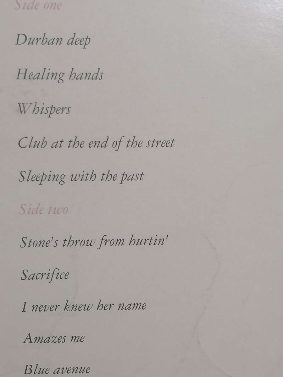 Elton John, Sleeping with the past, vinyl in very good condition.