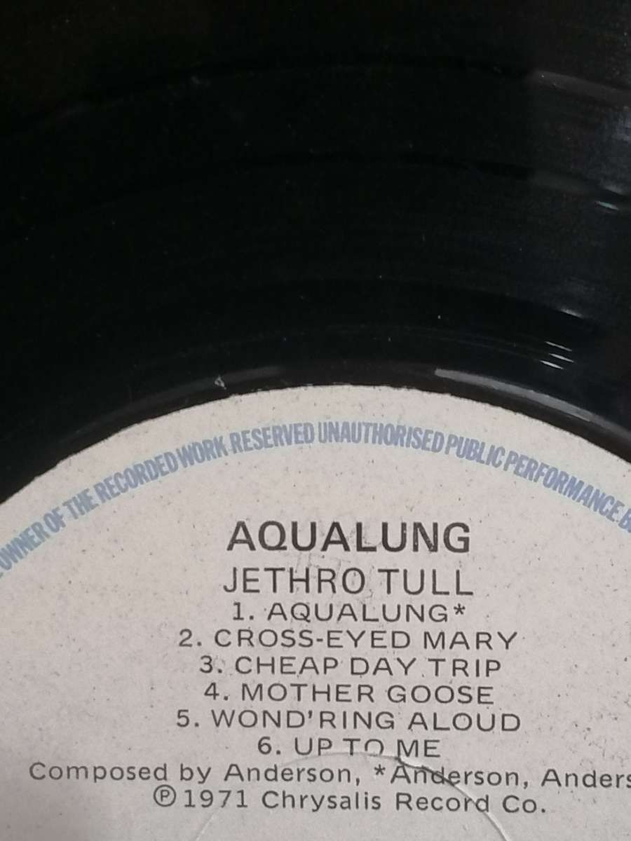 Jethro Tull, Aqualung, vinyl in excellent condition.