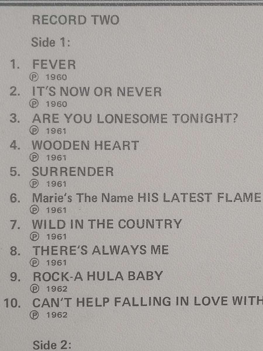 Elvis Plesley '40 Golden Hits' ,Double album ,Vinyl's in very good condition.