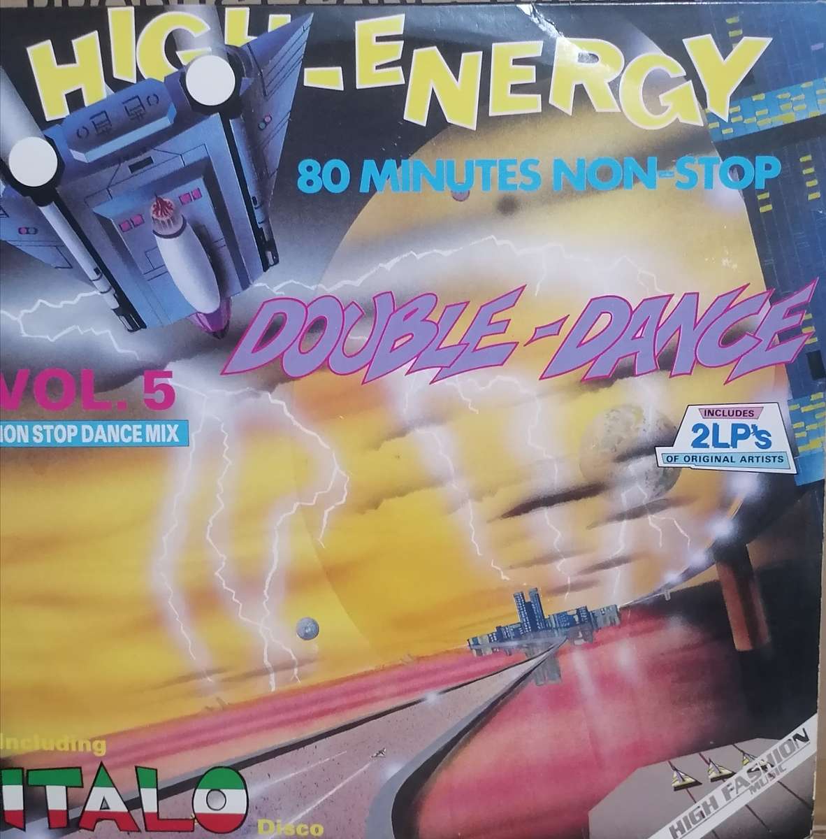 High-energy Non Stop Dance, vol.5, double album, vinyl's very good- .