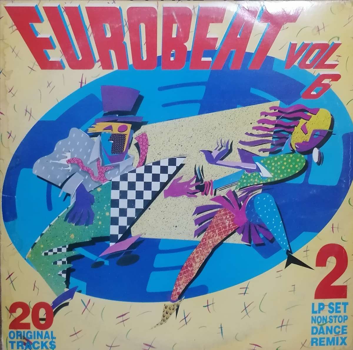 Eurobeat, vol.6, double album, vinyl's.