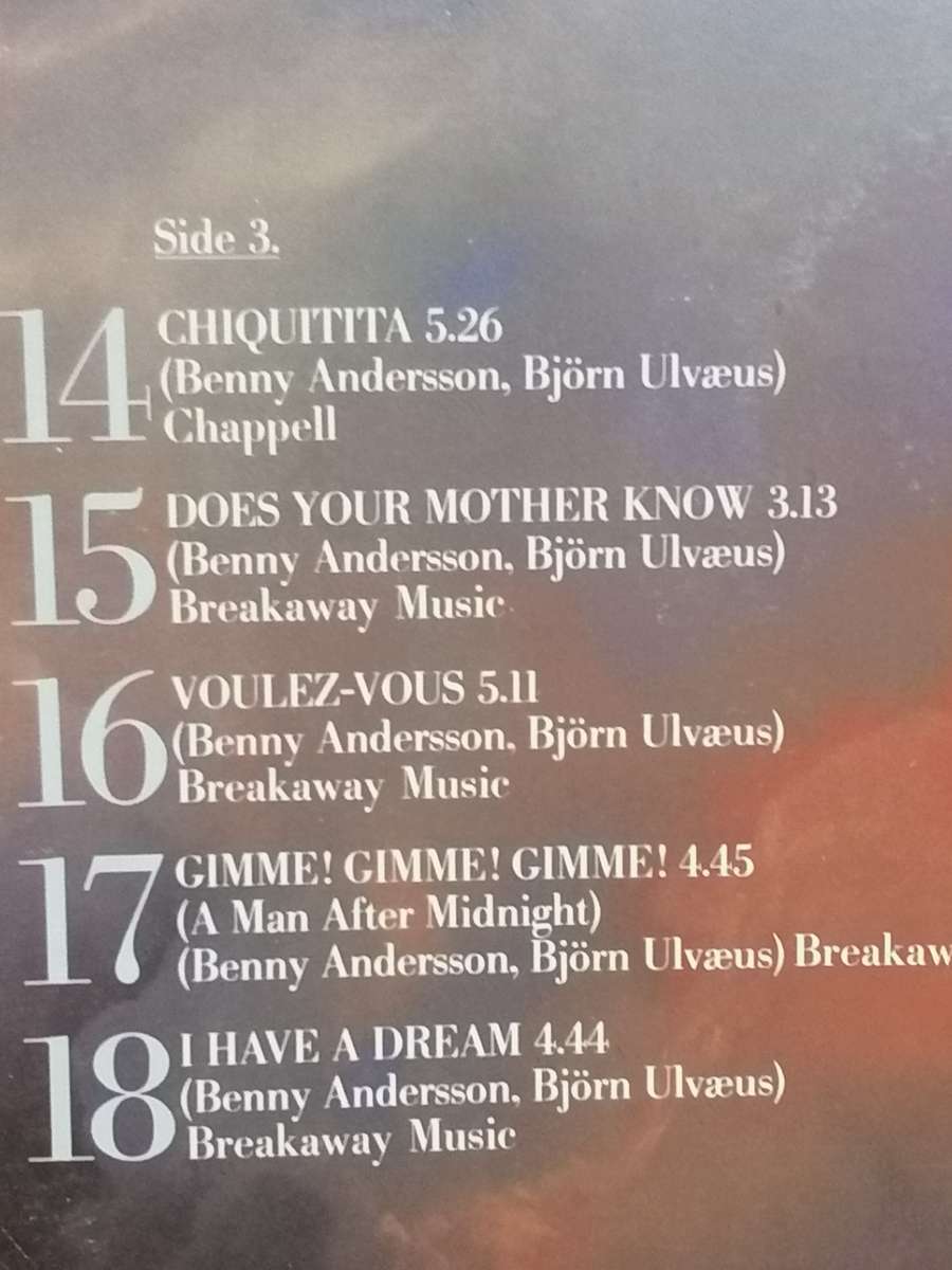 ABBA, the singles, the first ten years, double album, vinyl's very good.