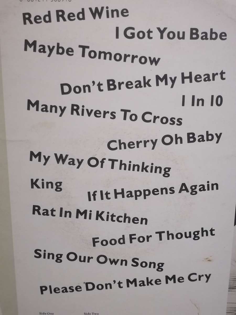 Best of UB40, vinyl.