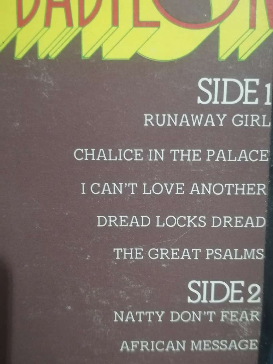 U-Roy, Dread in a Babylon, vinyl.