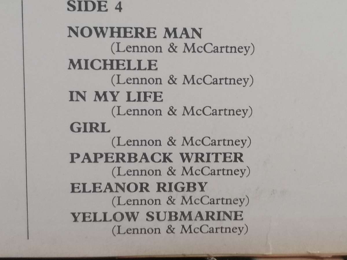 The Beatles 1962-1966, Double album, vinyl's.