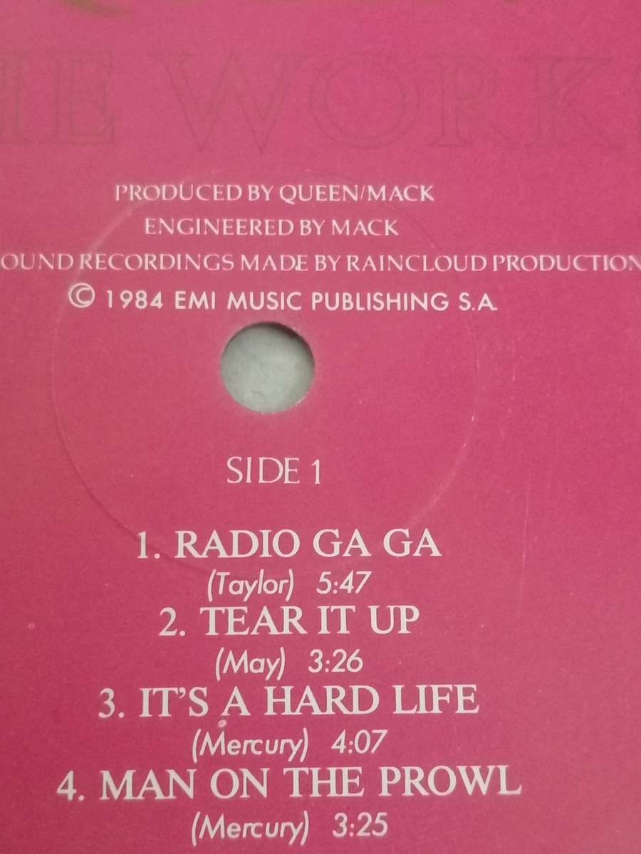 Queen, The works, vinyl.