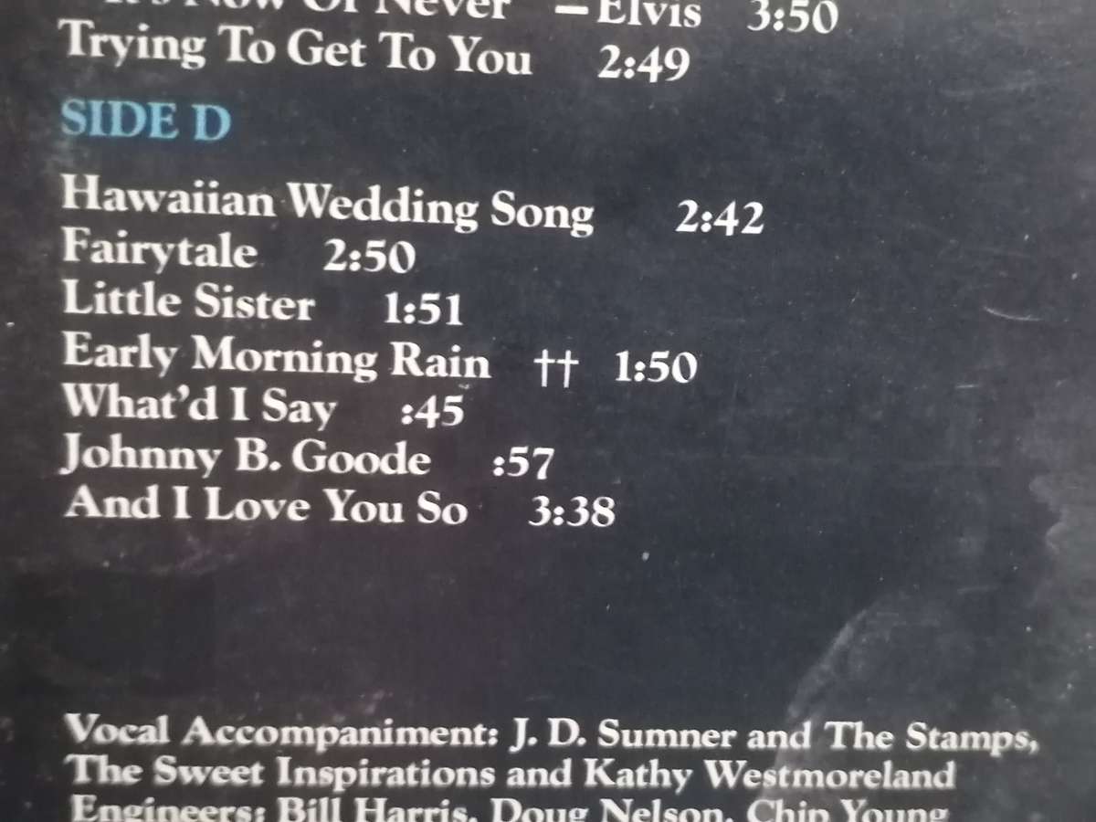 Elvis Presley in concert on tour June 1977, double album, vinyl's