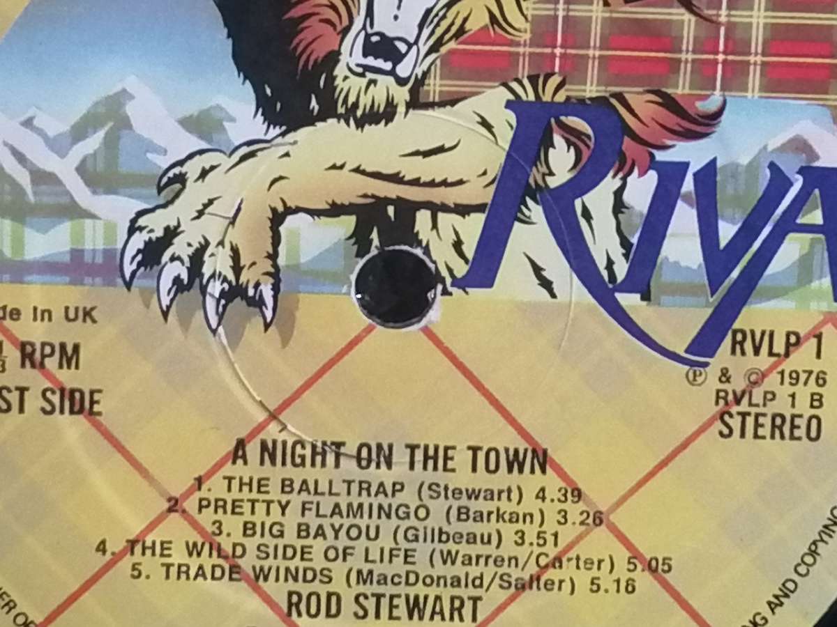 Rod Stewart, A night on the town, vinyl.