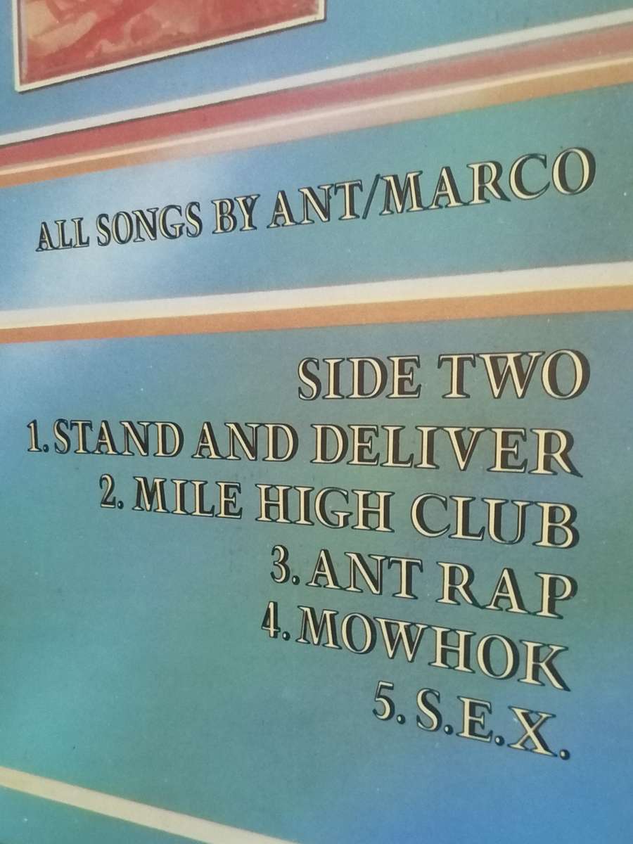 Adam and the Ants, Prince Charming, vinyl very good+