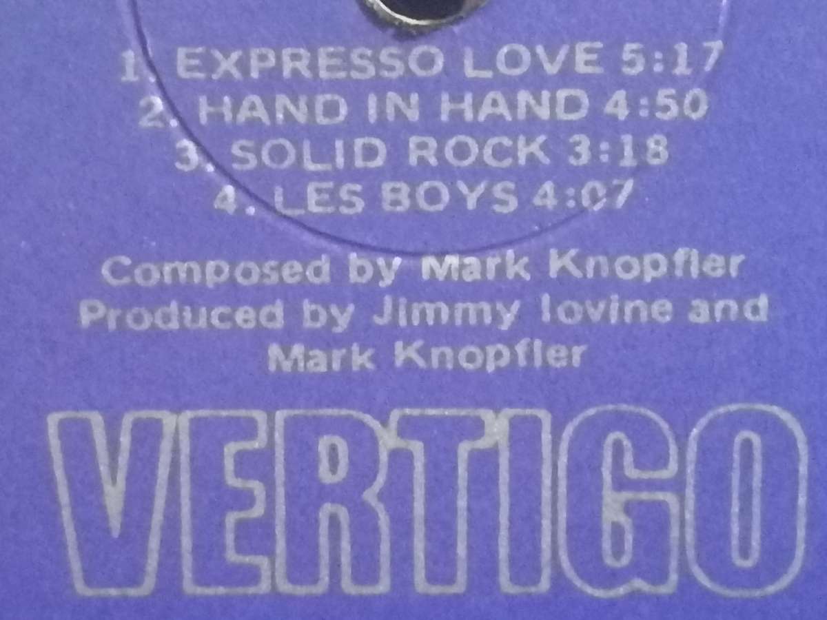 Dire Straits, Making movies, vinyl.