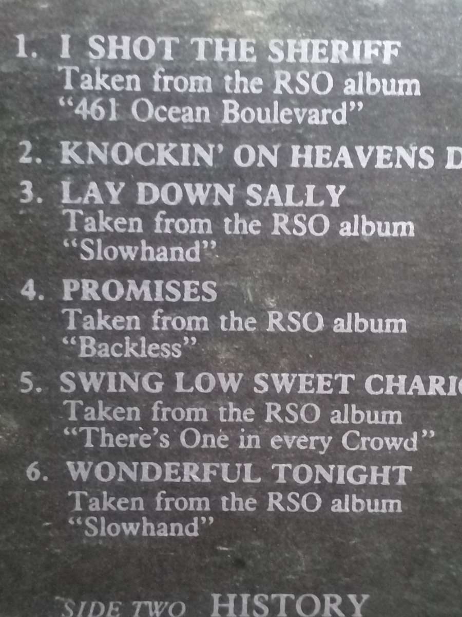 Eric Clapton, Backtrackin, Double album, vinyl's.