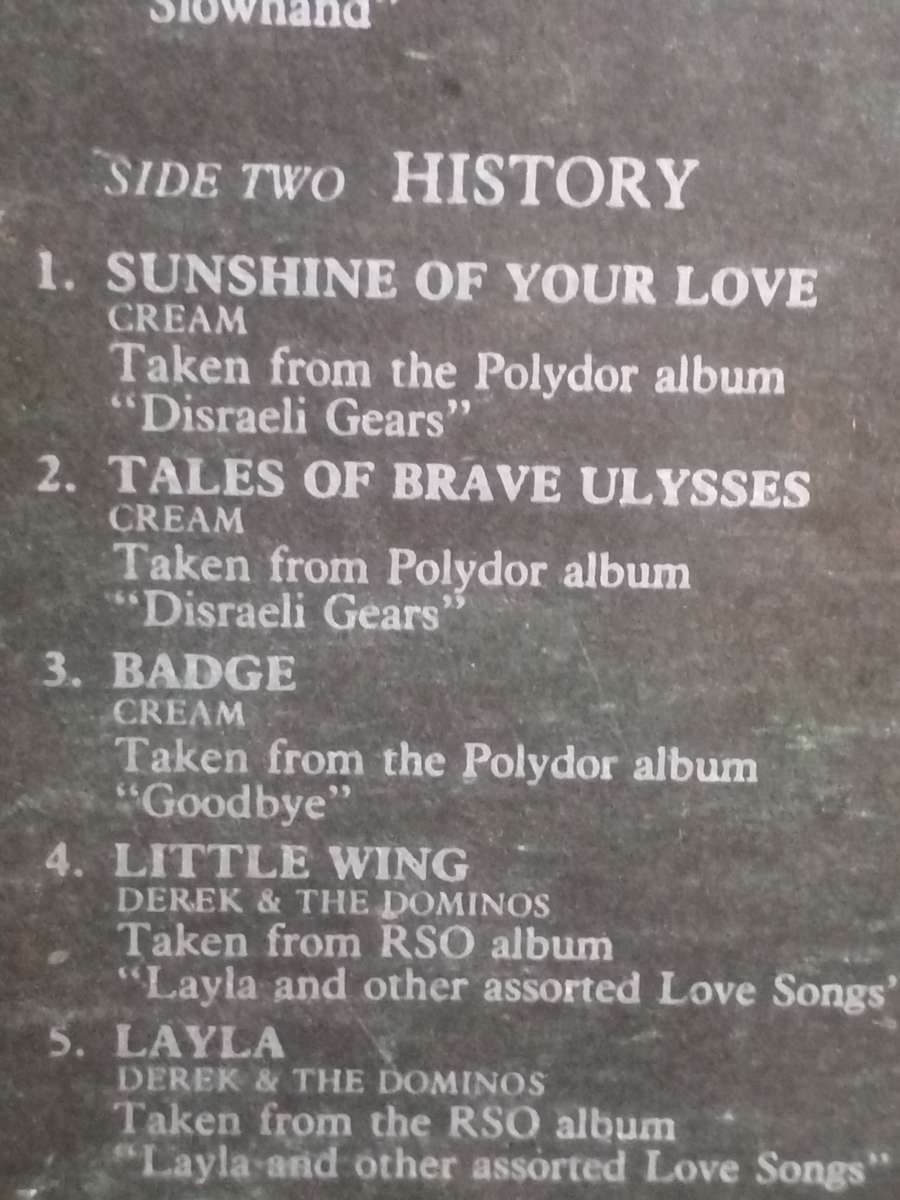 Eric Clapton, Backtrackin, Double album, vinyl's.